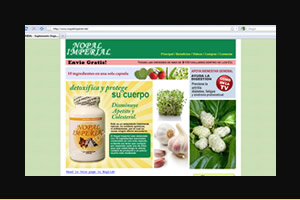 Nopal Imperial website